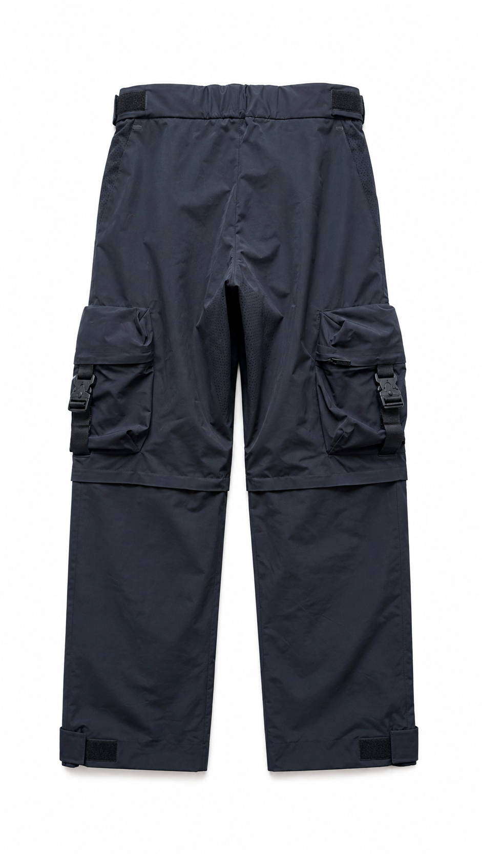 Prada Linea Rossa Black Technical Convertible Cargo Pants 