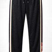 Gucci Black Technical Jersey Logo Tracksuit 