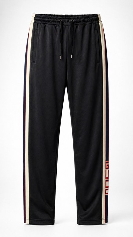 Gucci Black Technical Jersey Logo Tracksuit "Unworn"