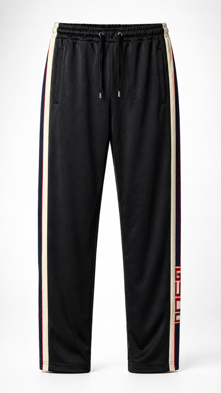 Gucci Black Technical Jersey Logo Tracksuit "Unworn"