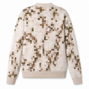 Louis Vuitton Beige Pixelated Damier Script Logo Sweater 