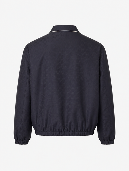 Gucci Navy Blue GG Monogram Reversible Jacket "Unworn"