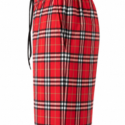 Burberry Red Check Drawcord Swim Shorts 