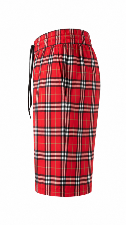 Burberry Red Check Drawcord Swim Shorts "Unworn"