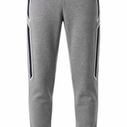 Hermès Grey Cotton Jersey Tracksuit Set with Side Stripes 