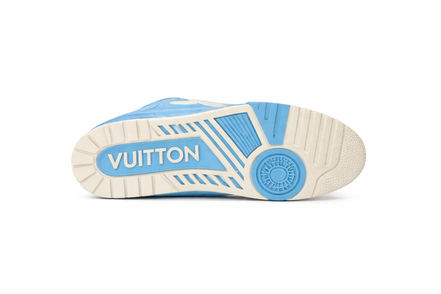 Louis Vuitton Light Blue & Cream LV Skate Sneakers (Pre-Loved)