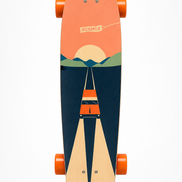 Hermès Printed Maple Wood Graphic Longboard 