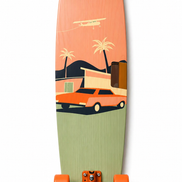 Hermès Printed Maple Wood Graphic Longboard 