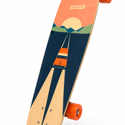 Hermès Printed Maple Wood Graphic Longboard 
