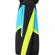 Louis Vuitton Black and Neon Colorblock Monogram Windbreaker 