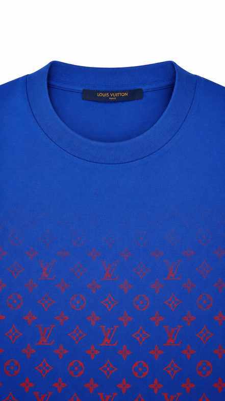 Louis Vuitton Monogram Gradient Cotton Crewneck T-Shirt "Unworn"