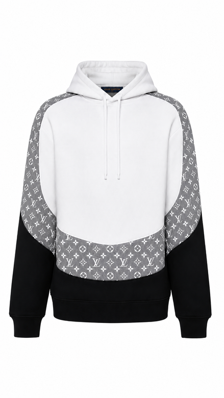 Louis Vuitton Graphic Monogram Signature Hoodie "Unworn"