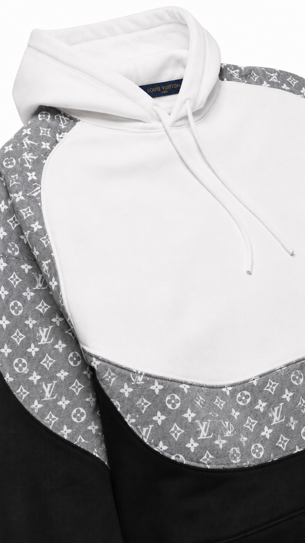 Louis Vuitton Graphic Monogram Signature Hoodie "Unworn"