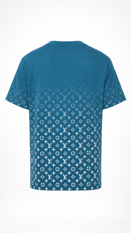 Louis Vuitton Monogram Gradient Cotton Crewneck T-Shirt "Unworn"