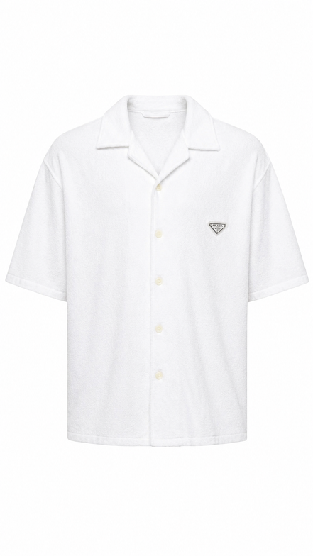Prada Re-Nylon Short-Sleeve Shirt (Pre-loved)