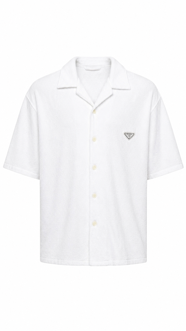 Prada Re-Nylon Short-Sleeve Shirt (Pre-loved)