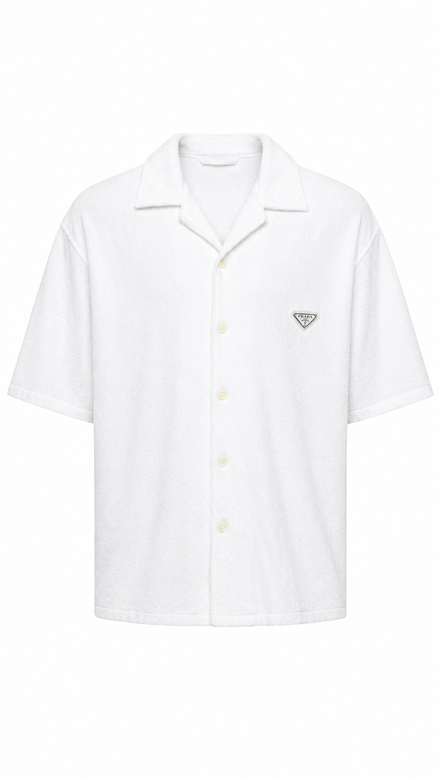 Prada Re-Nylon Short-Sleeve Shirt (Pre-loved)