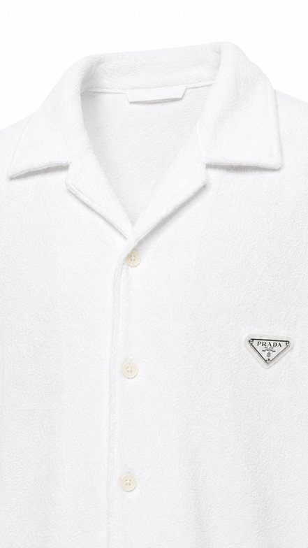 Prada Re-Nylon Short-Sleeve Shirt (Pre-loved)