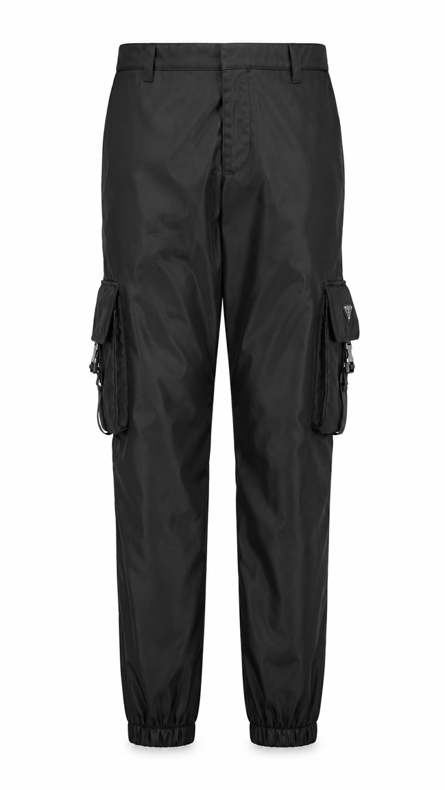 Prada Re-Nylon Cargo Trousers (Pre-loved)
