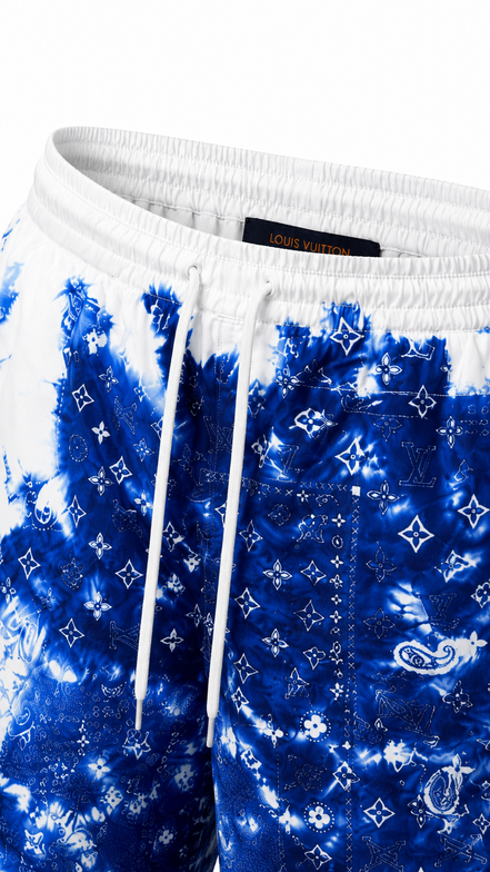 Louis Vuitton Monogram Bandana Swim Shorts "Unworn"