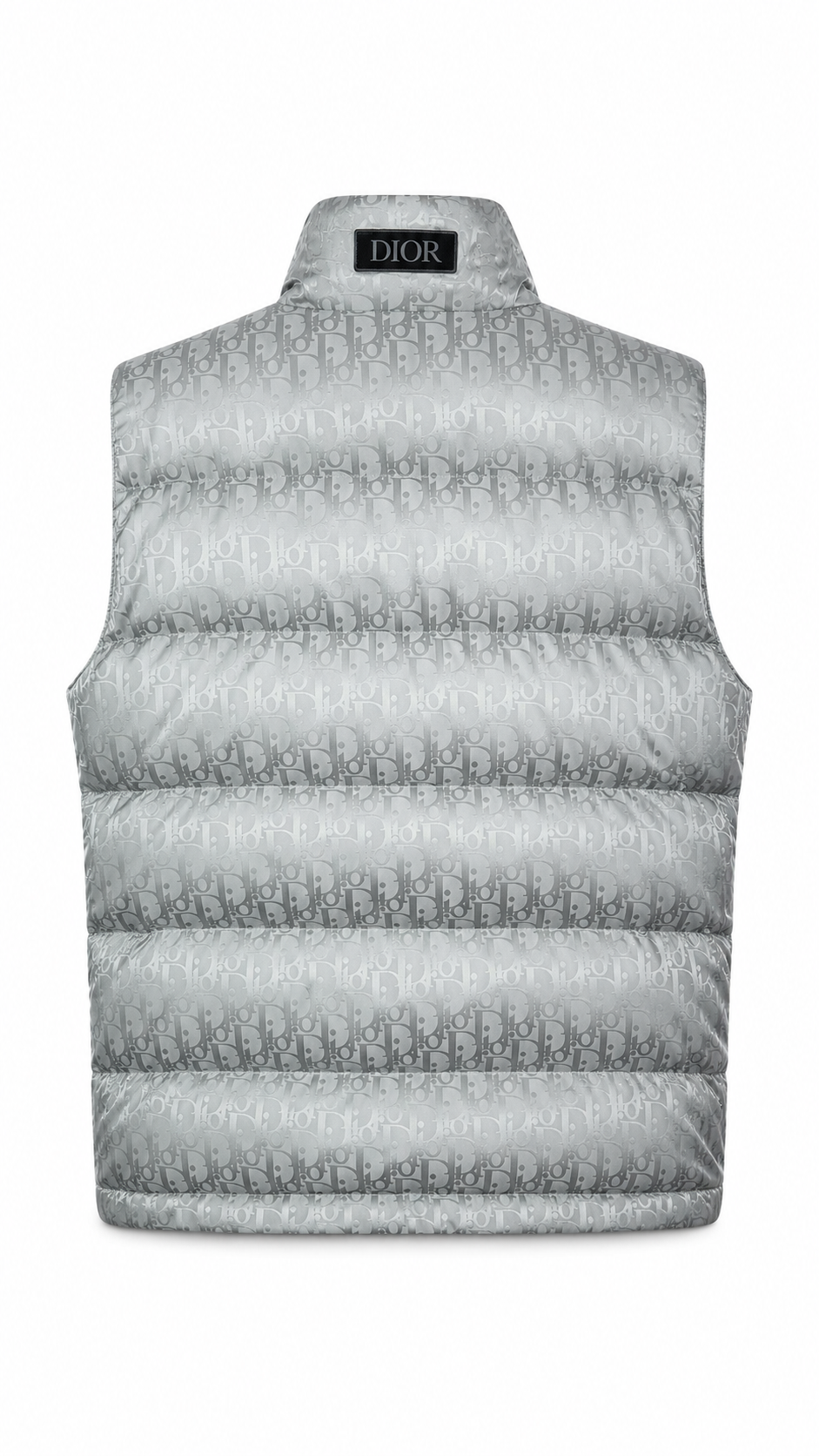 Dior Oblique Down Gilet Silver 
