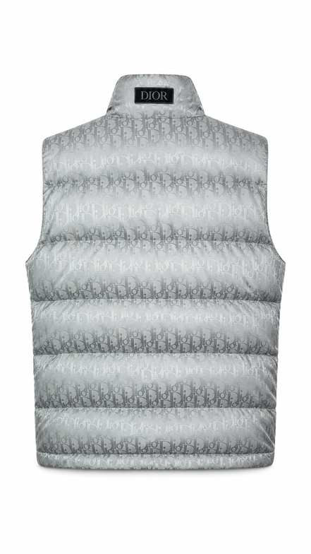 Dior Oblique Down Gilet Silver "Unworn"