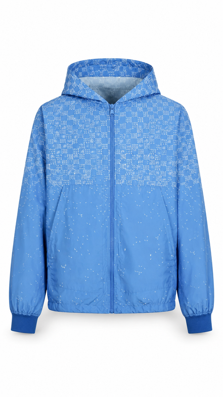 Louis Vuitton 'Scatter' Windbreaker Baby Blue "Unworn"