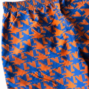 Louis Vuitton Orange and Blue Graphic Shorts 
