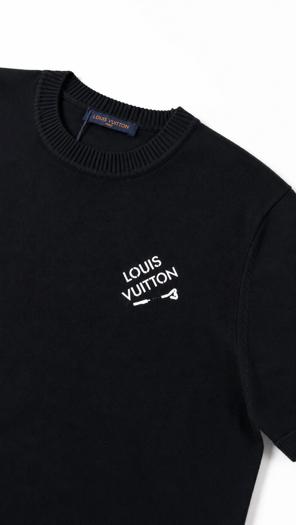 Louis Vuitton Signature T-Shirt Black 