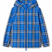 Burberry Reversible Check Hooded Windbreaker 