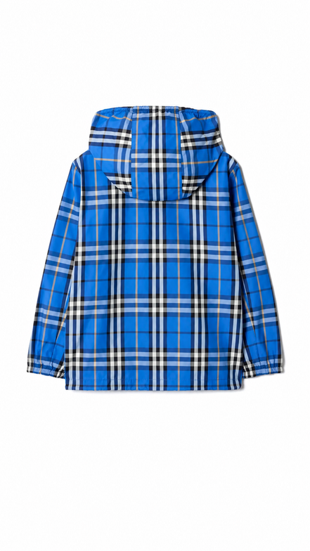 Burberry Reversible Check Hooded Windbreaker "Unworn"