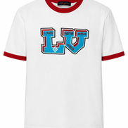 Louis Vuitton Varsity Logo Ringer T-Shirt 