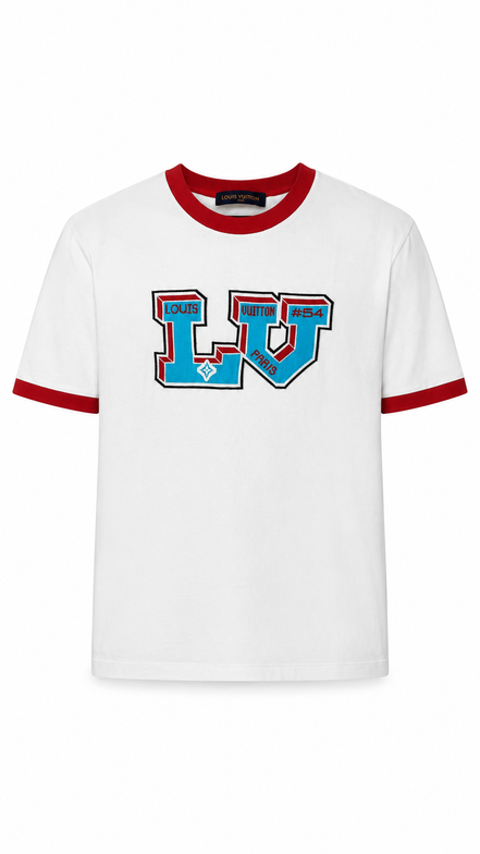 Louis Vuitton Varsity Logo Ringer T-Shirt "Unworn"