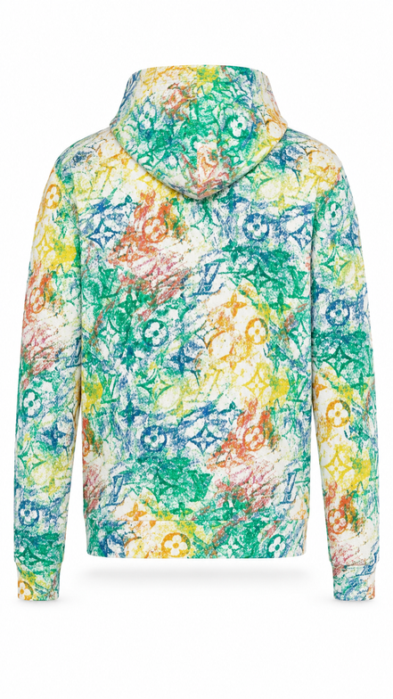 Louis Vuitton Textured Pastel Monogram Hoodie "Unworn"