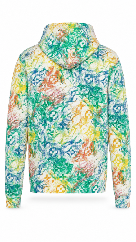 Louis Vuitton Textured Pastel Monogram Hoodie "Unworn"
