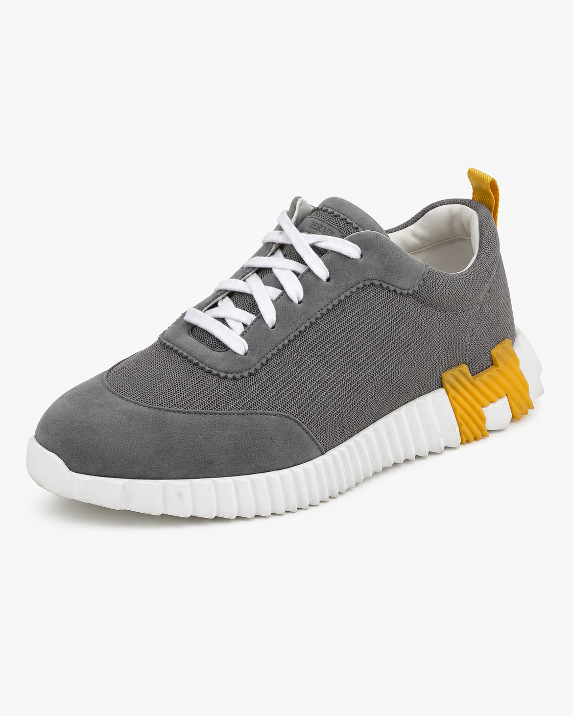 Hermès Bouncing Sneakers Grey & Yellow (Pre-Loved)