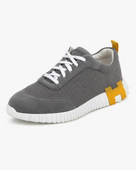 Hermès Bouncing Sneakers Grey & Yellow (Pre-Loved)
