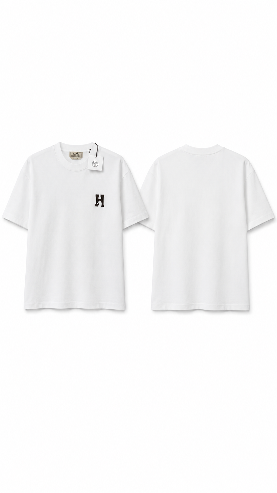 Hermès H Chevalier T-Shirt White 