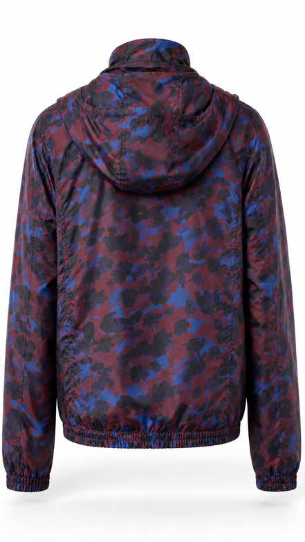 Louis Vuitton Burgundy Camo Windbreaker Jacket "Unworn"
