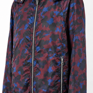 Louis Vuitton Burgundy Camo Windbreaker Jacket 