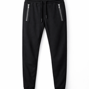 Moncler Split Logo Black Cotton Tracksuit Set (Pre-Loved)