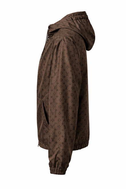Louis Vuitton Rare Monogram Brown Reversible Windbreaker "Unworn"