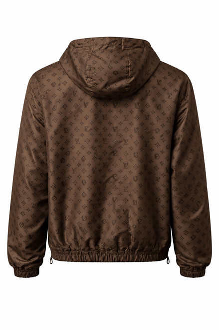 Louis Vuitton Rare Monogram Brown Reversible Windbreaker "Unworn"
