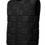 Louis Vuitton Rare Black Textured Quilted Gilet 