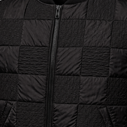 Louis Vuitton Rare Black Textured Quilted Gilet 