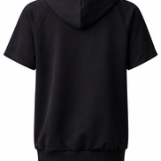 Plein Sport Black Tiger Logo Sleeveless Hoodie 