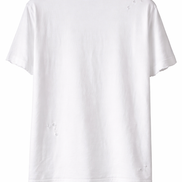 Balmain White Distressed Crest Logo T-Shirt (Pre-Loved)