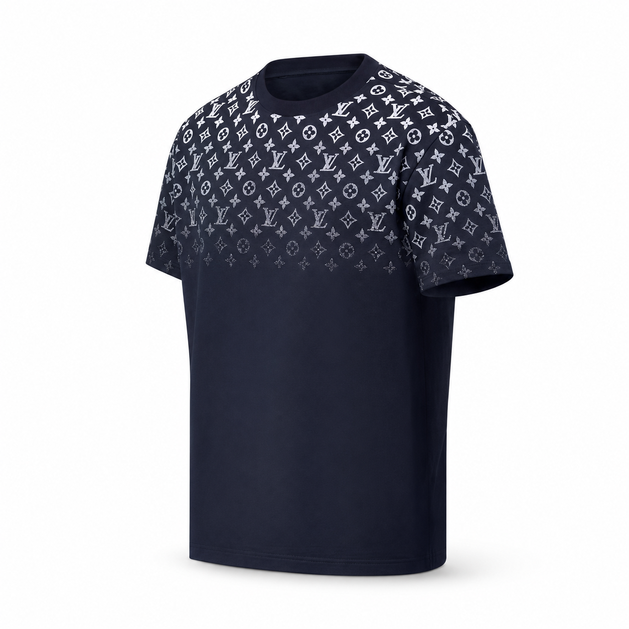 Louis Vuitton Navy Blue Gradient Monogram T-Shirt 