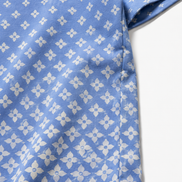 Louis Vuitton Sky Blue Knitted Cotton Snowflower T-Shirt 