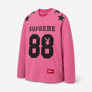Supreme x Playboy Pink 88 Long-Sleeve Football Top 